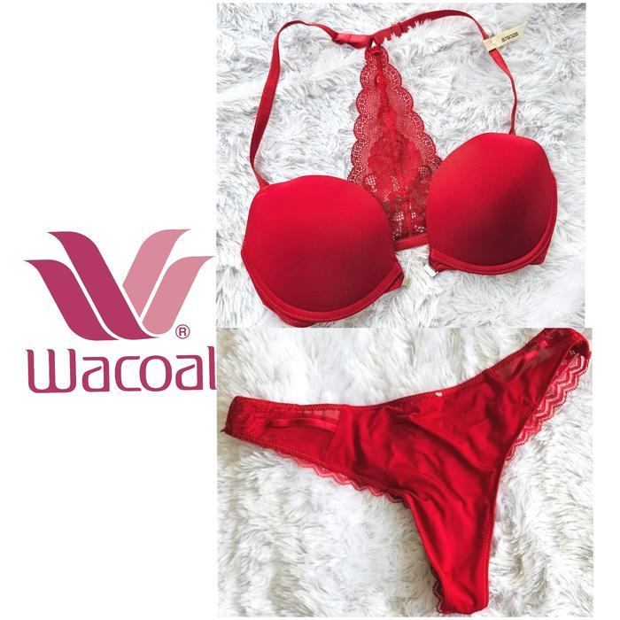 Bra Set Wacoal Thong Sexy Red (Victoria Secret Lasenza Sorella Luludi