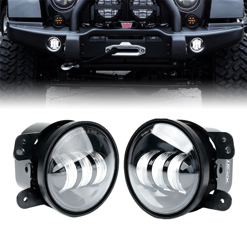 4 Inch LED Fog Light For Jeep Wrangler JK LJ Grand Cherokee Dodge Chrysler Journey Auto Projector