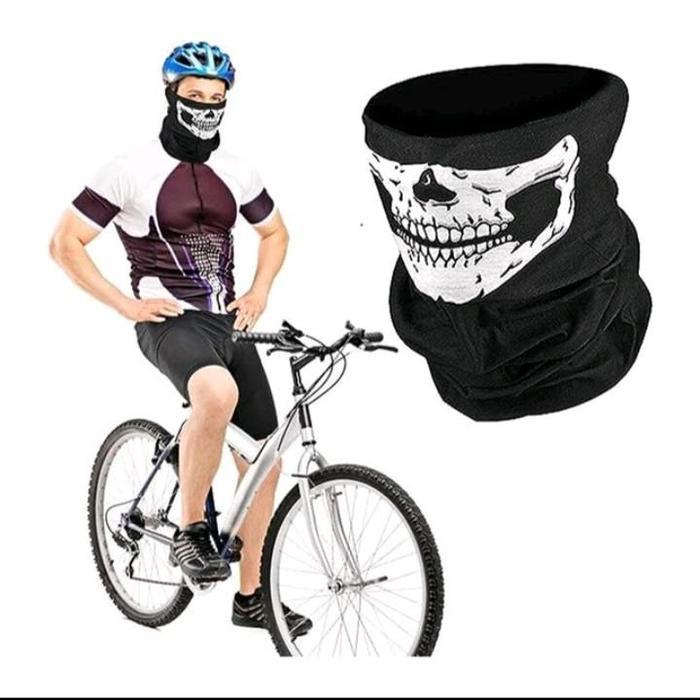 PKK-Masker Kain Baff Masker Serba Guna Motif dan Polos Masker motor buff multifungsi
