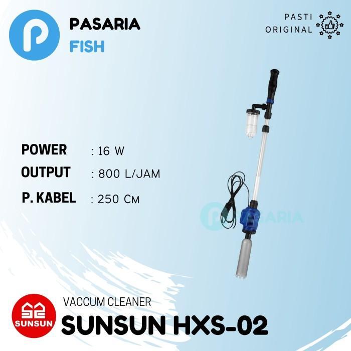 SUNSUN HXS 02 VACCUM CLEANER HXS02/Vacum Penguras/Pembersih Kotoran Vacuum Air Kabel Membersihkan
