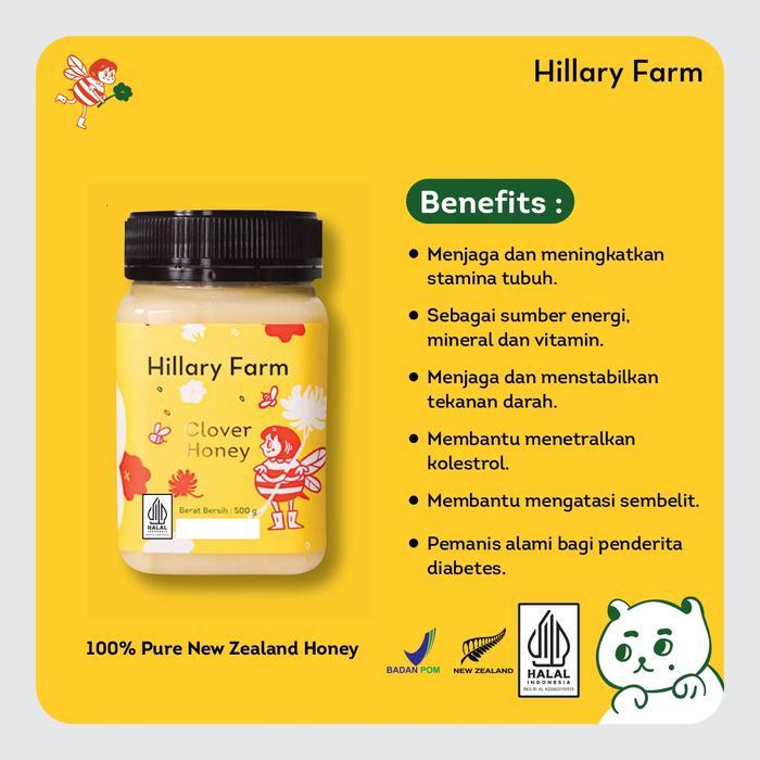 Madu Clover / Clover Honey Hillary Farm 500Gr