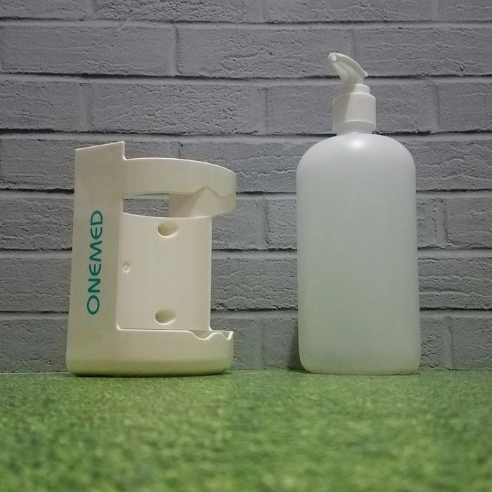 NEWs Botol PUMP Kosong 500ml + Bracket / Botol Kosong 500ml + Bracket