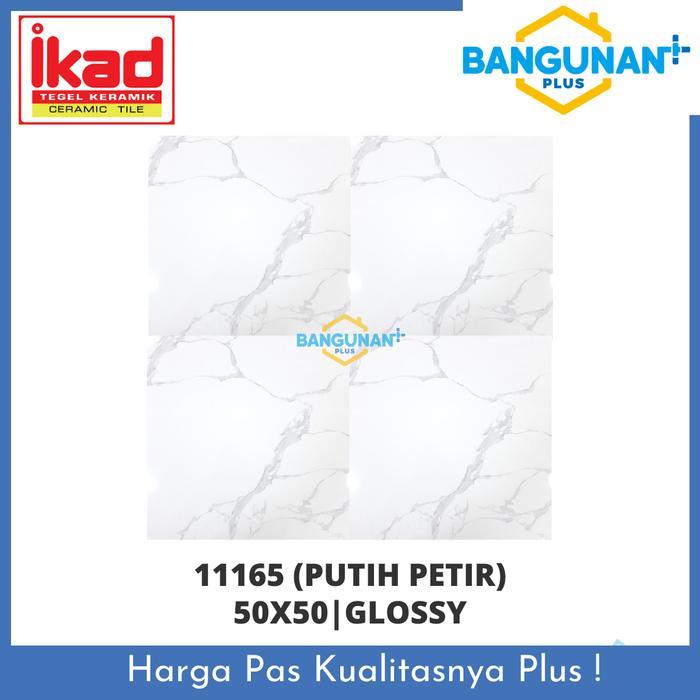 porxx- Keramik Kilap Ikad 11165 (Putih Petir) Kw1 50X50