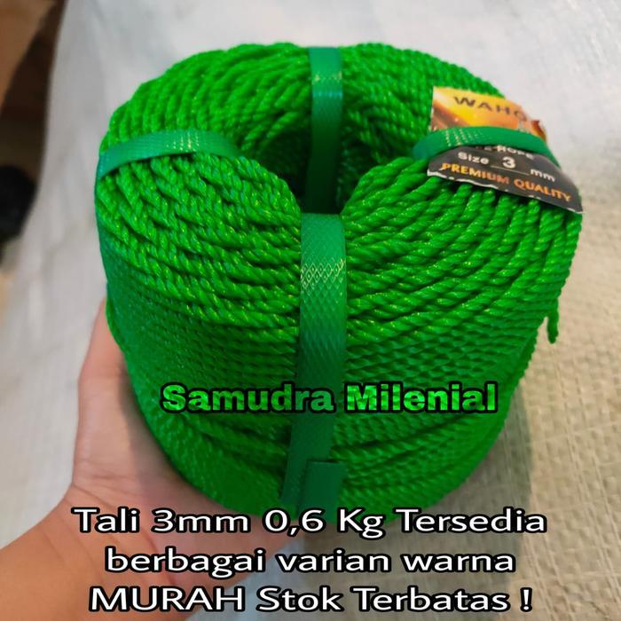 Tali Tambang 3mm / Tali 3mm PE 1 ROL Murah Bagus