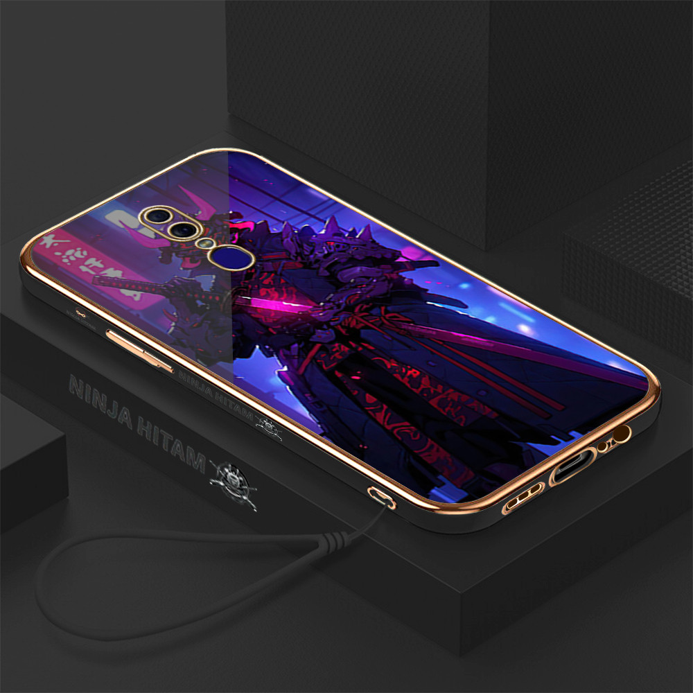 [Pengiriman lokal] OPPO A3 A9 2019 F1S F5 PLUS F7 Youth F11 Pro F9 K3 A7X  Casing HP Samurai Hantu J