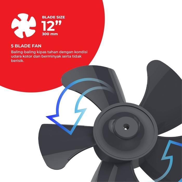 EXHAUST FAN MASPIO/HEXOS FAN MASPION MASPION 300 NEX EXHAUST FAN 8 - 12 INCH