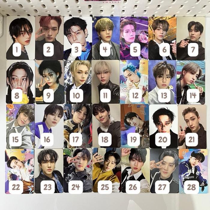 8a0r- Photocard Stray Kids Skz Hyunjin Felix Bangchan Leeknow Lino Han Jisung I.N Ayen