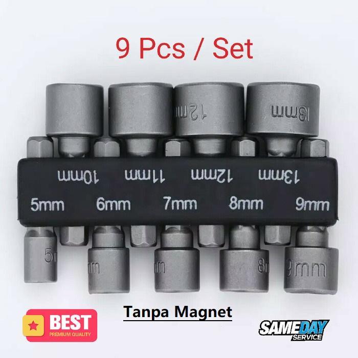 News Kunci Sok Mata Bor Hex Nut Driver Set Kunci Sok Socket Magnetic