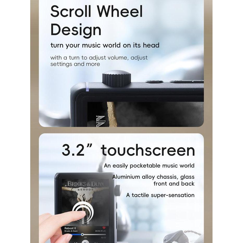 Hiby R3 Ii / Gen 2 Ver. 2025 Es9219C Bluetooth Portable Digital Music Player Dap