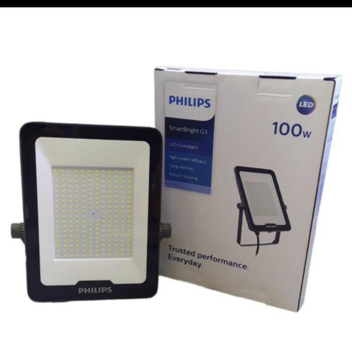 lampu sorot philip 100w 100 watt led sorot tembak floodlight outdoor