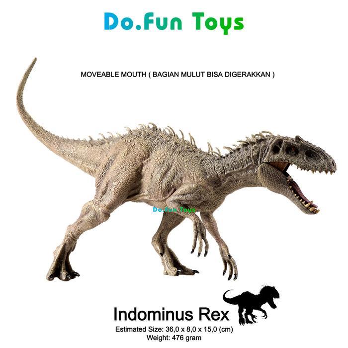 INDOMINUS REX Dinosaurs Figure / Miniatur Dinosaurus INDOMINUS REX