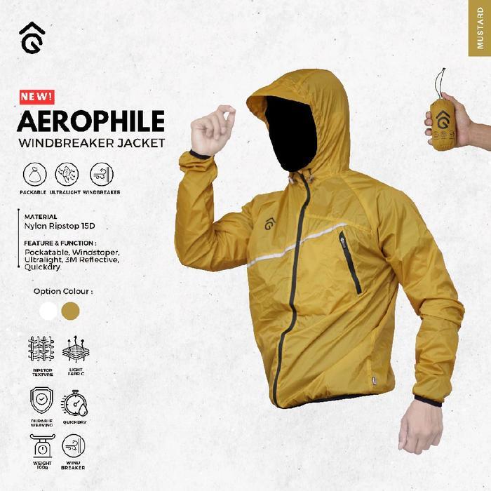 Eiger - Jaket Windbreake Ultralight Angsana Seri Aerophile packable Trail Running