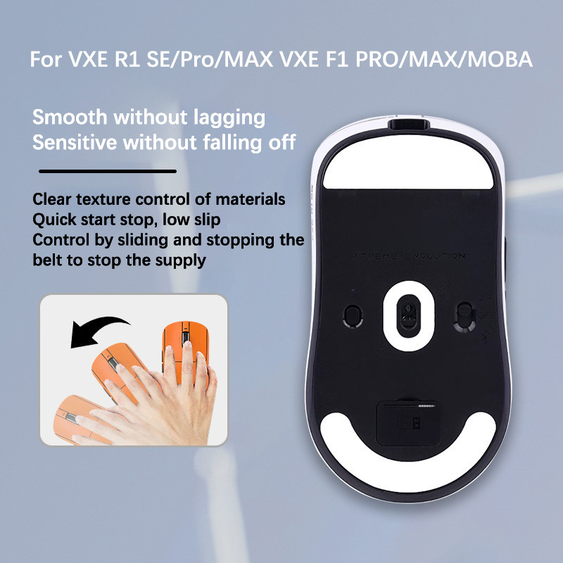 Gaming Mouse Foot Pads For Vxe R1 Se/Pro/ And For Vxe F1 Pro/ - Improve Your E-Sport Performance