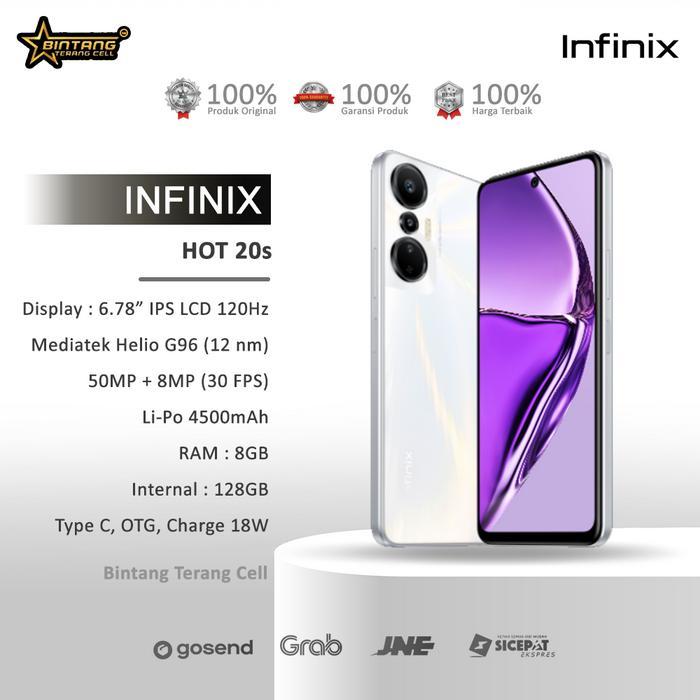 IpStore- Infinix Hot 20S Hot 20S Ram 8/128Gb Extended 5Gb Garansi Resmi