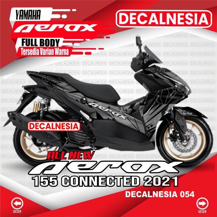 Decal Aerox Connected 2021 2022 Full Body Stiker Motor 155 New Abs Sticker Variasi Yamaha Aksesoris