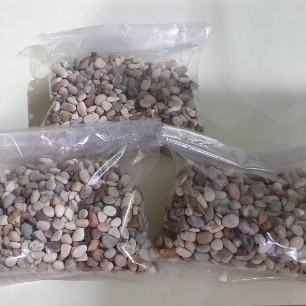 Batu coral pancawarna / batu hias taman aquarium pancawarna kecil 1 Kg