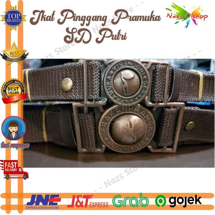 New- Gesper Ikat Pinggang Pramuka Sekolah Dasar SD Putri Grosir dan Eceran