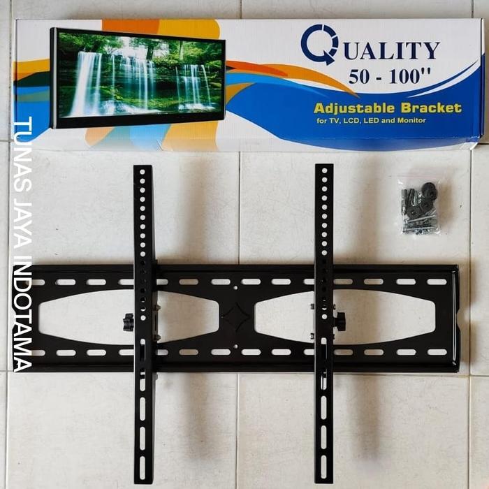 QUALITY BRACKET TV LCD LED 50-100 INCH UKURAN XL Promo Premium