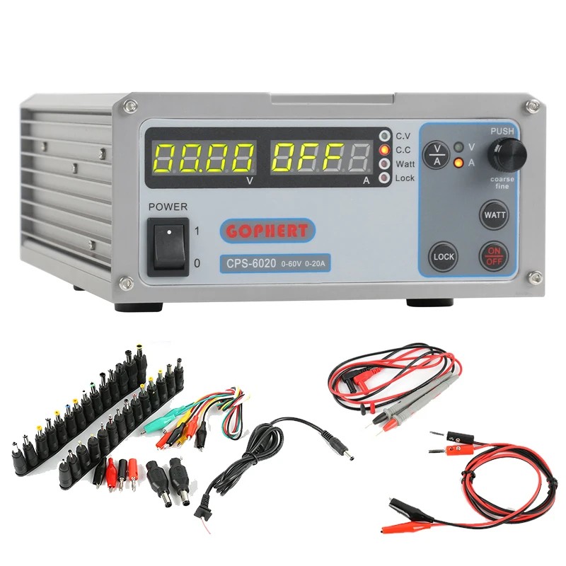 Adjustable Dc Power Supply Pfc Compact Digital Ovp/Ocp/Otp Switching Laboratory Power Supply 16V 60V