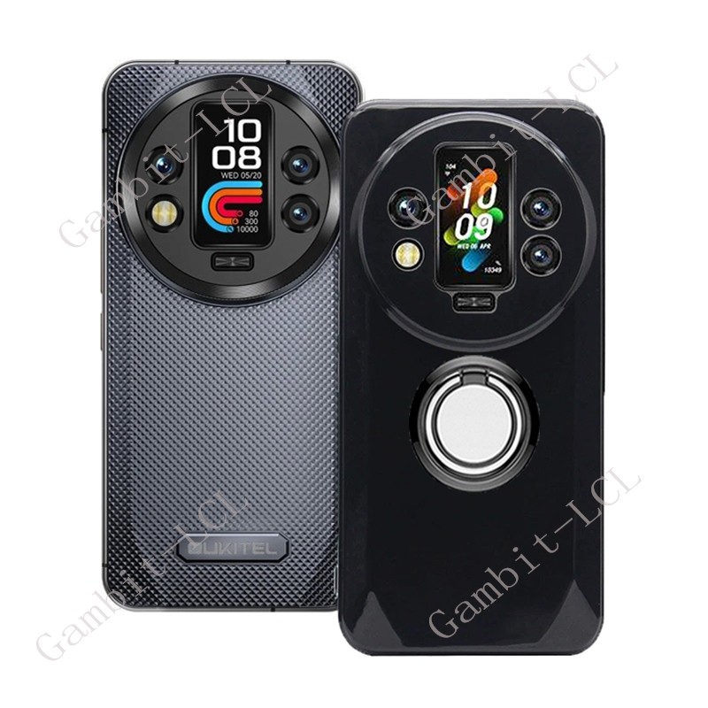 For Oukitel Wp200 Pro 6.7" Wp 200 Wp200Pro Oukitelwp200Pro Back Ring Holder Bracket Phone Case Soft