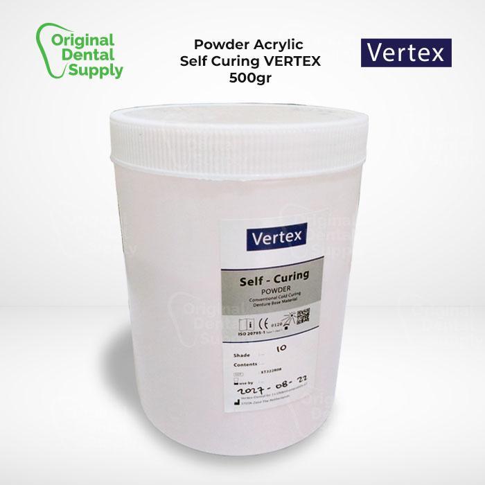 Powder Otomatis Acrylic Vertex Self Curing 500 Gram #Gratisongkir