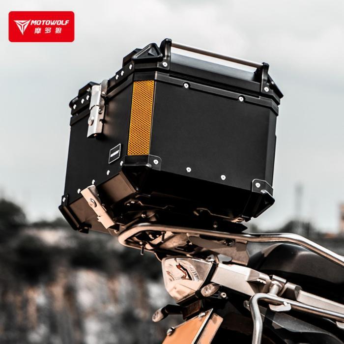 Motowolf Top Box Accessories Motor Touring Box Pannier Motor Alumunium Alloy