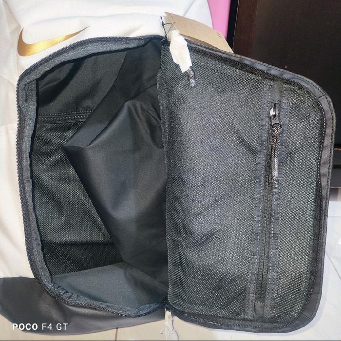 Tas Nike Hoops Elite Backpack Sport Sepak Bola Basketball Ransel White Black Bubble Ori