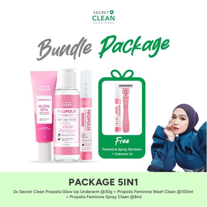 eo8w- [Ria Ricis Special Event 5In1] Secret Clean Propolis Glow Up Underarm With Anti