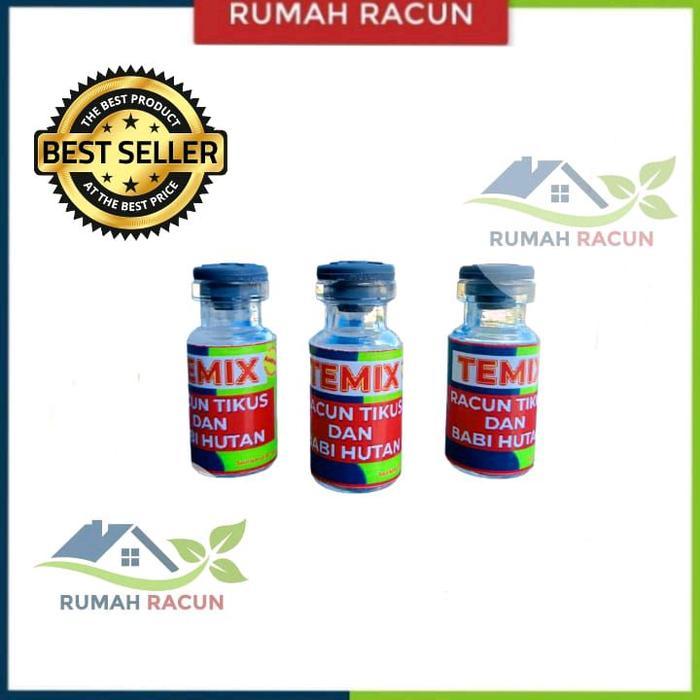 BERKUALITAS TEMIX TEMIK THEMIX TIMEX Botol Kaca Racun Tikus dan Babi Hutan