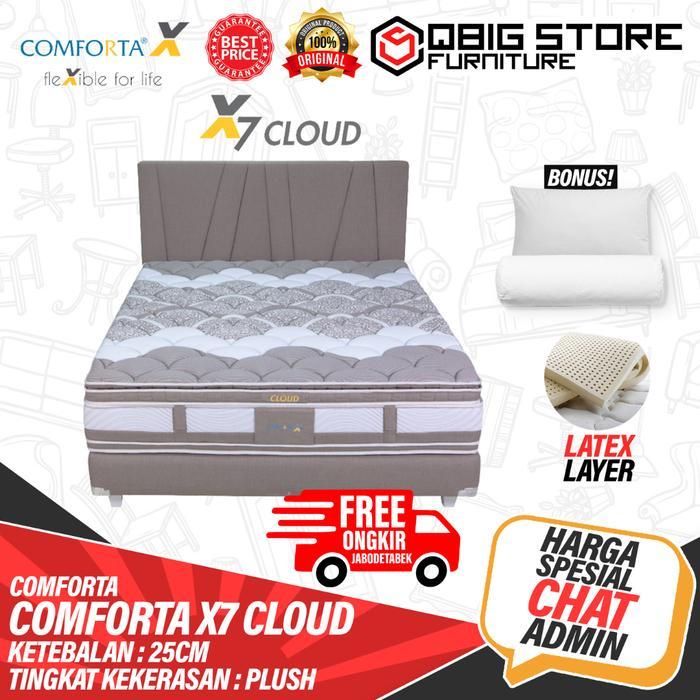 Springbed Comforta X X7 Cloud Full Set Kasur Matras Empuk