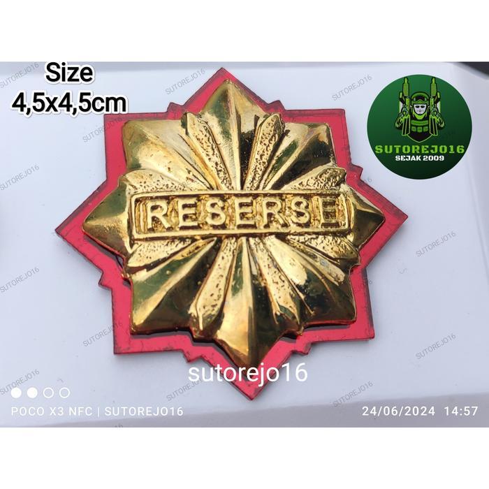 LENCANA PIN KECIL PDH RESKRIM