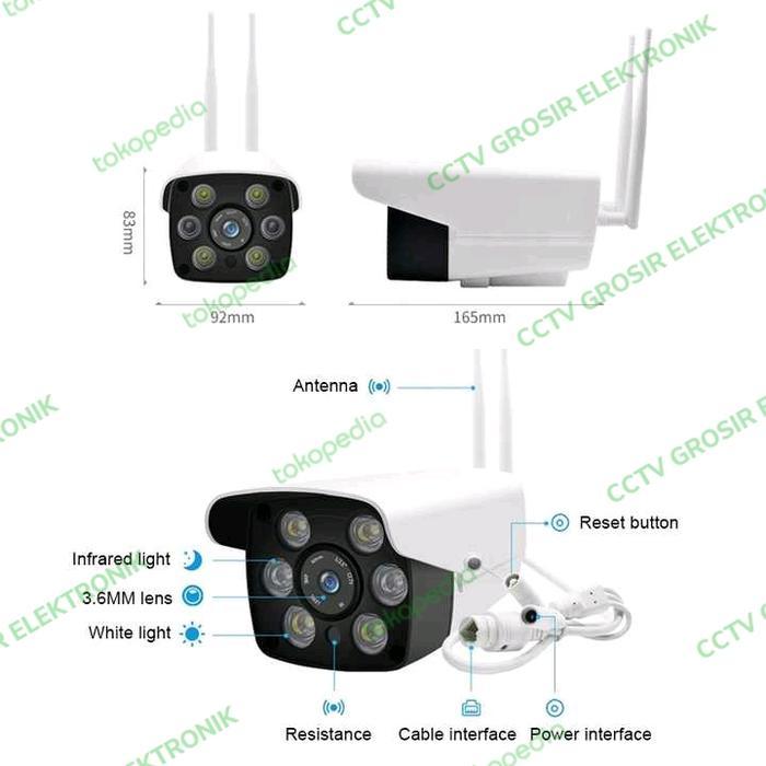 Ip Camera Cctv Outdoor 5Mp Yoosee Support Onvif