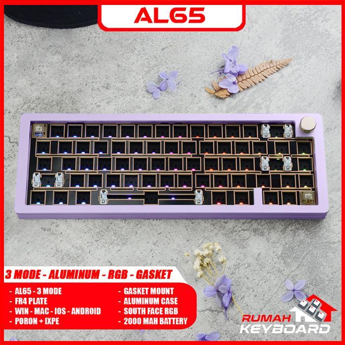 s55h- Mechanical Keyboard - Sugar65 - 65% - Gasket - South Rgb - Aluminum