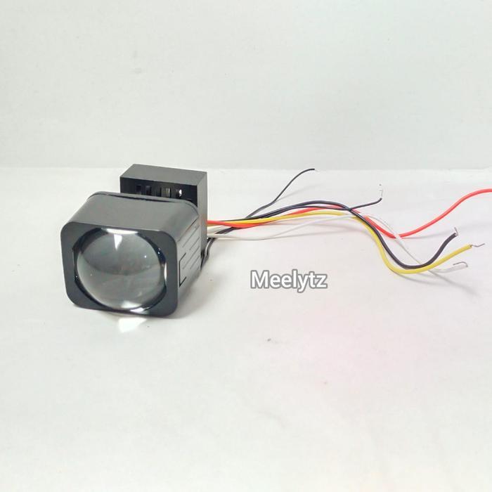 Hemat Projector Biled Matrix X1 1,5Inc 2 Warna All Weather Devil Eye Rgb Plus Kipas Pendingin