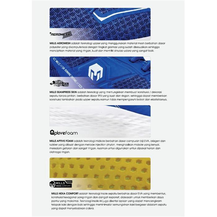 bz2n- Mills Sepatu Treximo Omega Olive/Off White 9100111