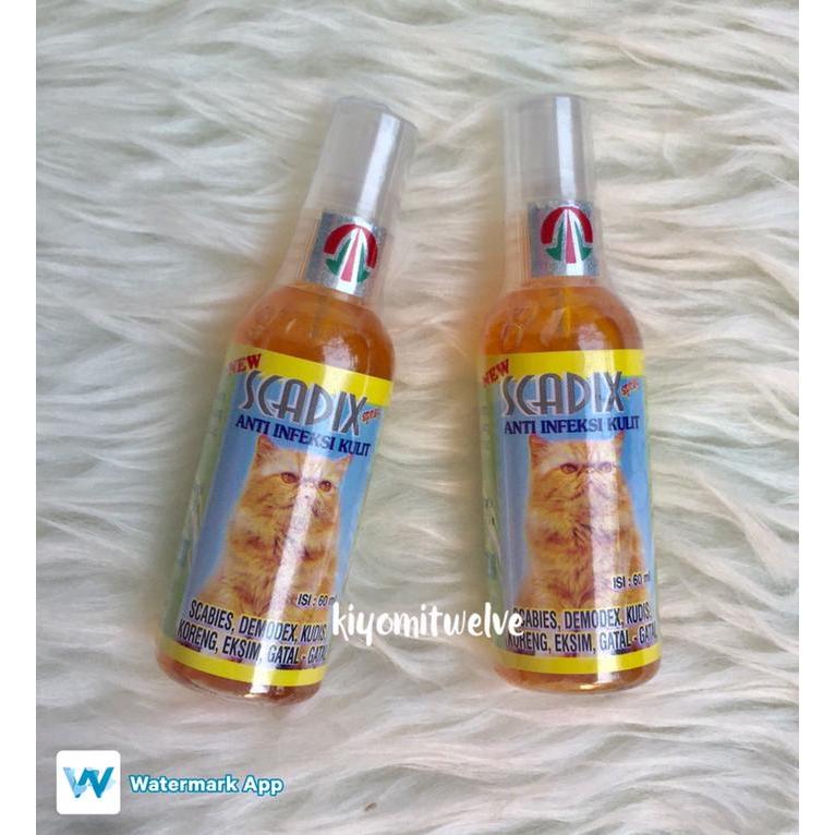 GOLDENIM- Scadix Obat Scabies Jamur Kucing Scadix Spray