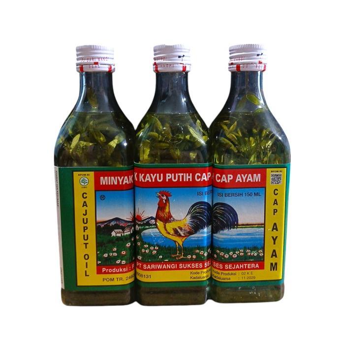 Minyak Kayu Putih Cap Ayam Medan campur daun inggu cao cao Herbal