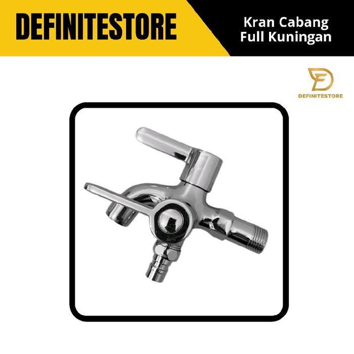 Kran Keran Kran Air 1/2 Inch Kran Air Kran Shower 2 Cabang Kran Engkol Kran Shower Kran Wudhu Kran