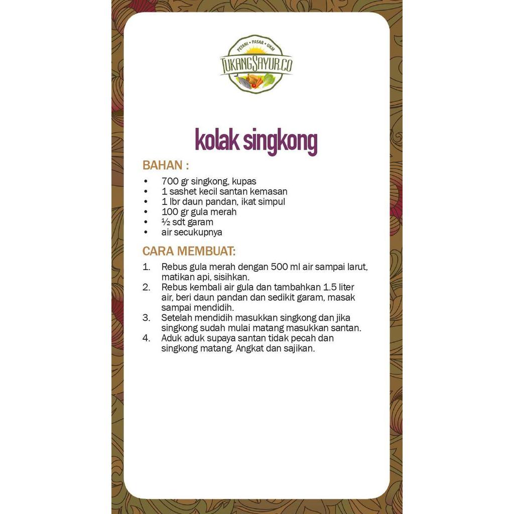 alatpawon- Kolak Singkong / Pack