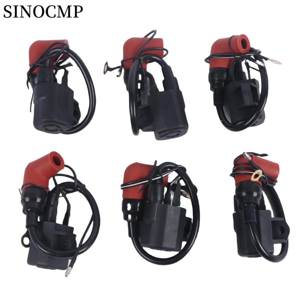 6Pcs Heavy Duty Ignition Coil 6R3-85570-00-00 6R3-85570-01-00 For Yamaha 100Hp 115Hp 130Hp 140Hp