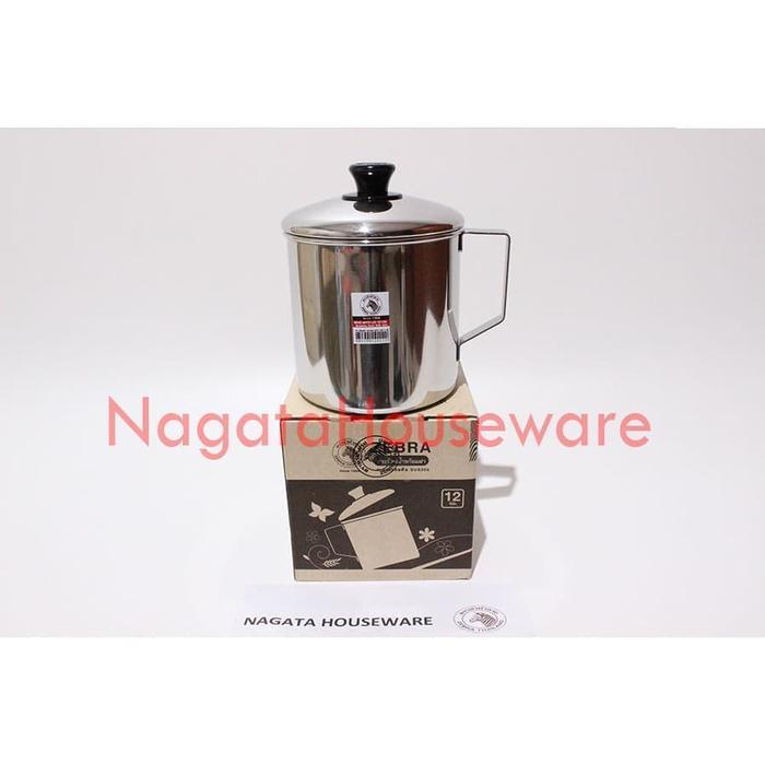 Gelas Mug Stainless / Mug Zebra / Mug Stenlis / Mug Stenles Tebal Mug with Lid Zebra 110112