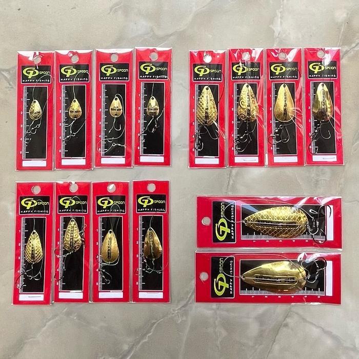 Lure Spoon GP Ultralight Kuningan Brass untuk Pancing Umpan