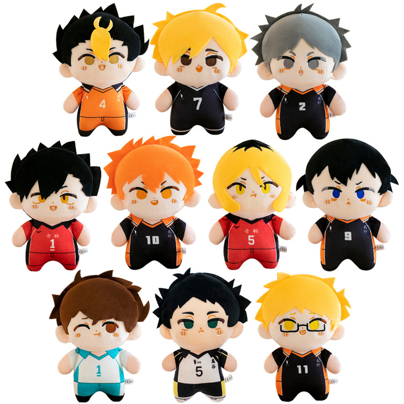 23cm Haikyuu Plush Toys Lovely Haikyuu Anime Dolls Hinata Shoyo & Tobio Kageyama & Daichi Sawamura