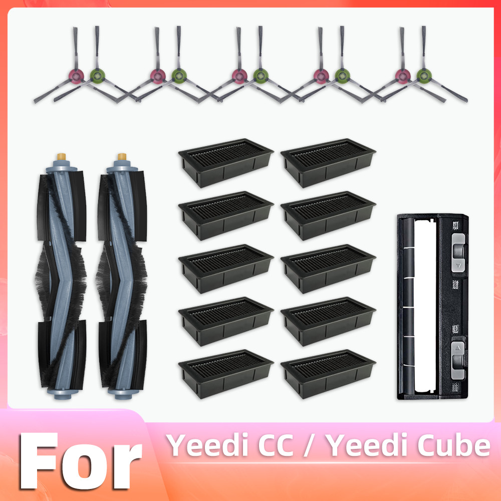 Compatible For Ecovacs Yeedi Cube / Yeedi Cc Main Side Brush Hepa Filter Robot Vacuum Cleaner