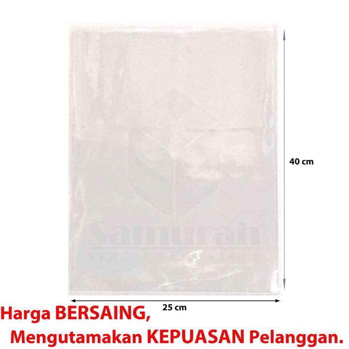 klpu- Plastik Opp Kaca Lebar 25 X 35 - 25 - 40 Plastic Souvenir Roti Bening