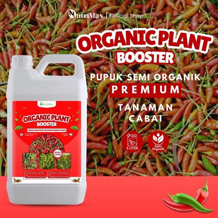 Organic Plant Booster Cabai 5 Liter - Pupuk Organik Cair Dan Zpt Khusus Tanaman Cabai - Mempercepat
