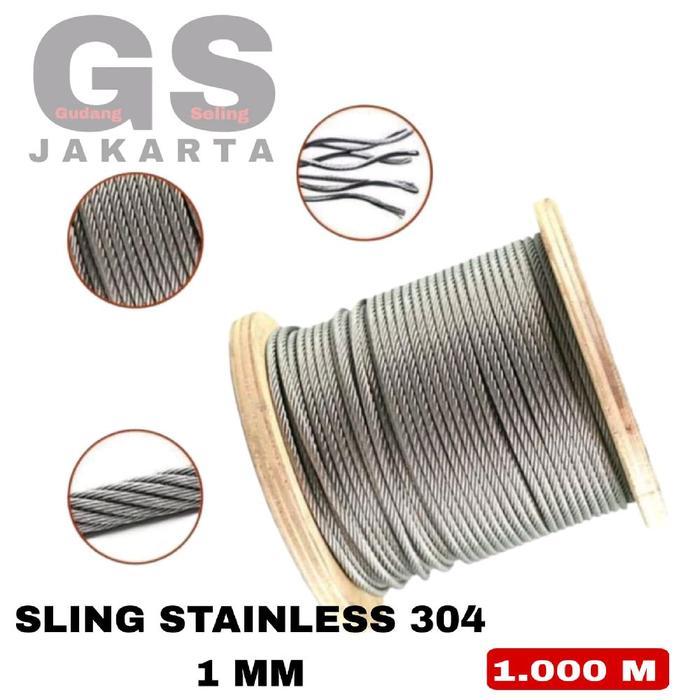 seling stainless steel 1mm / kawat sling stainless steel 1mm