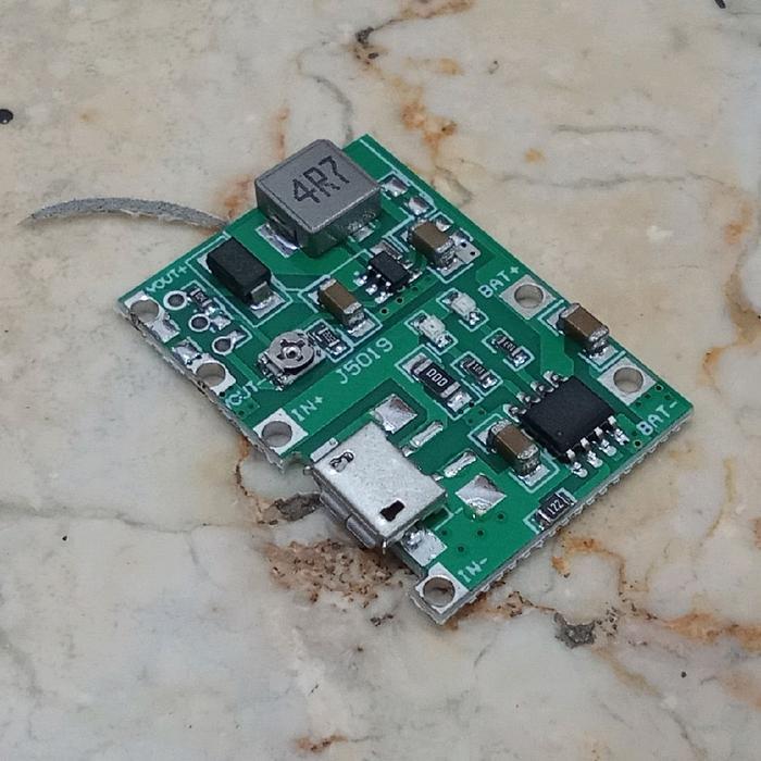 News Modul Charger TP4056 dengan Output Step Up