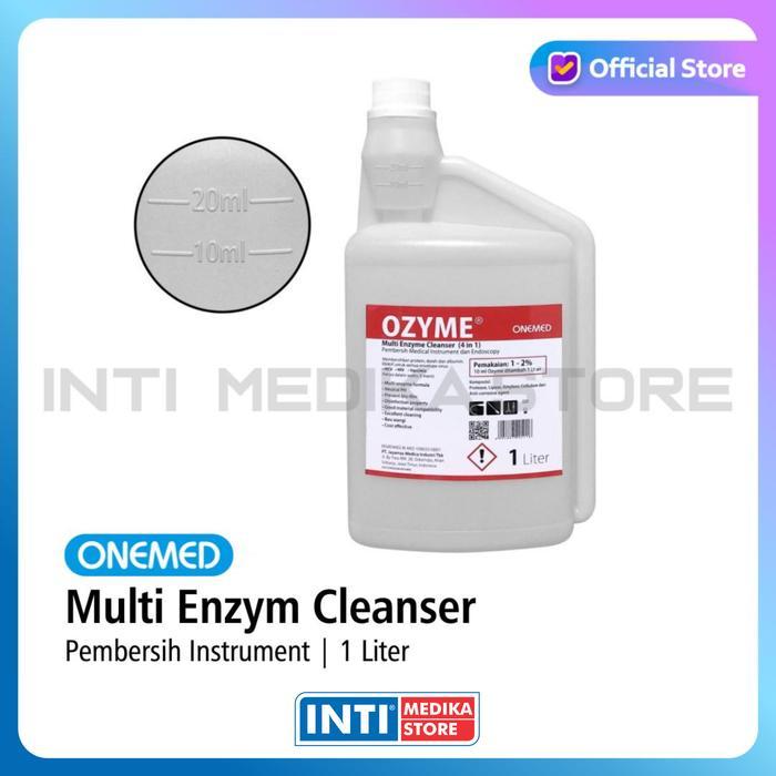 BERKUALITAS ONEMED - OZYME 1 Liter ( Multi Enzym Cleanser ) Pembersih Instrument