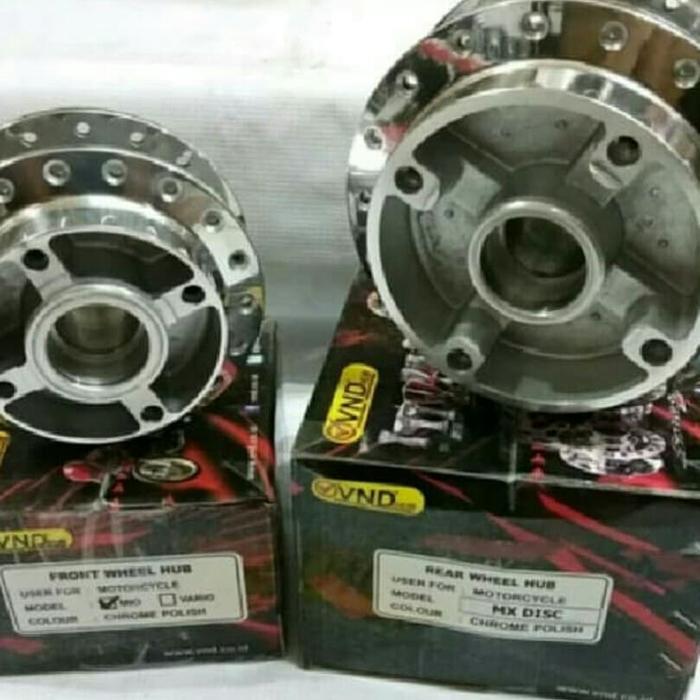 TROMOL DEPAN BELAKANG MX NEW DOUBLE DISC VND CROME